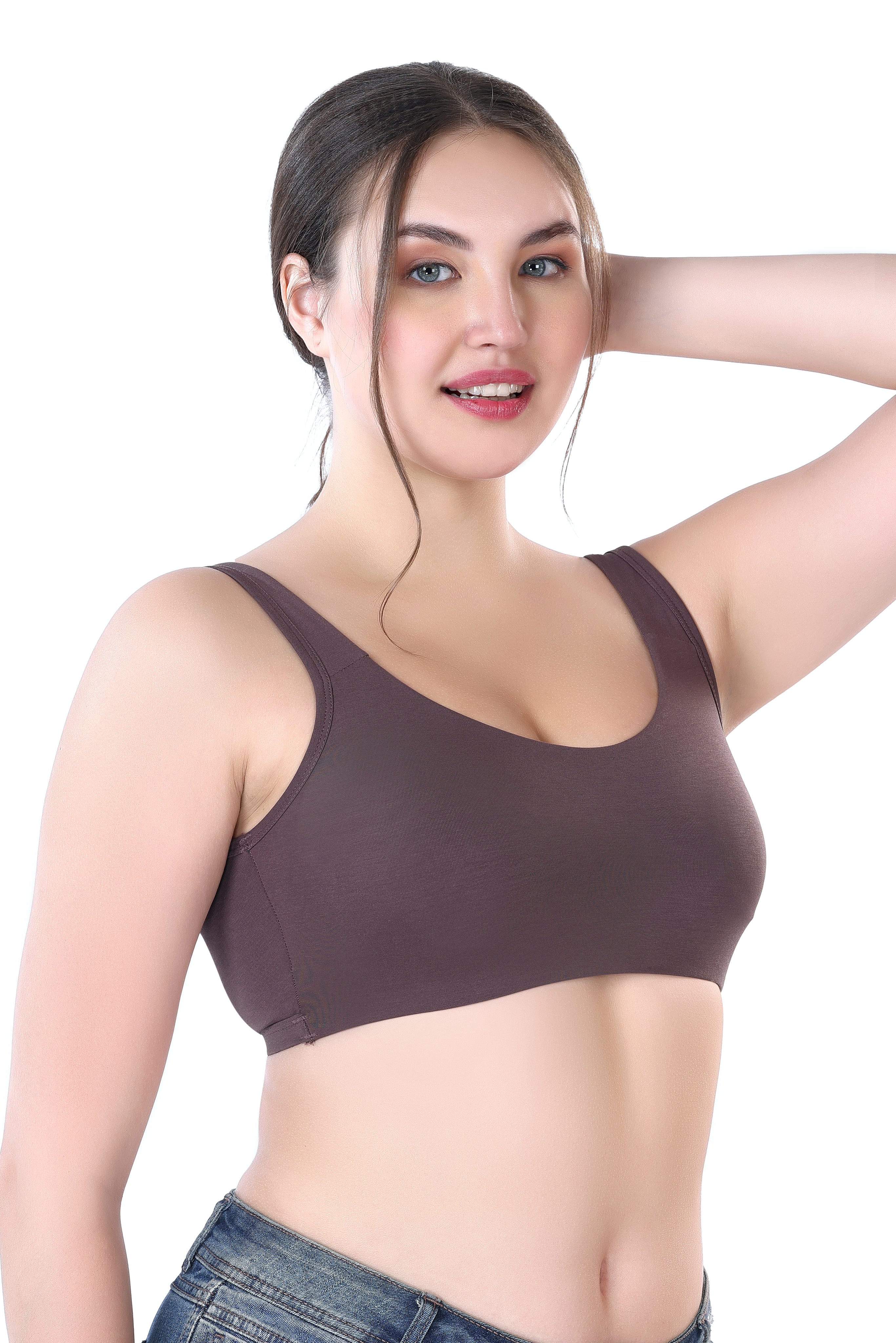CORE BRA | B CUP | NON PADDED | NON - WIRED | LYCRA STRETCH | SPORTS BRA
