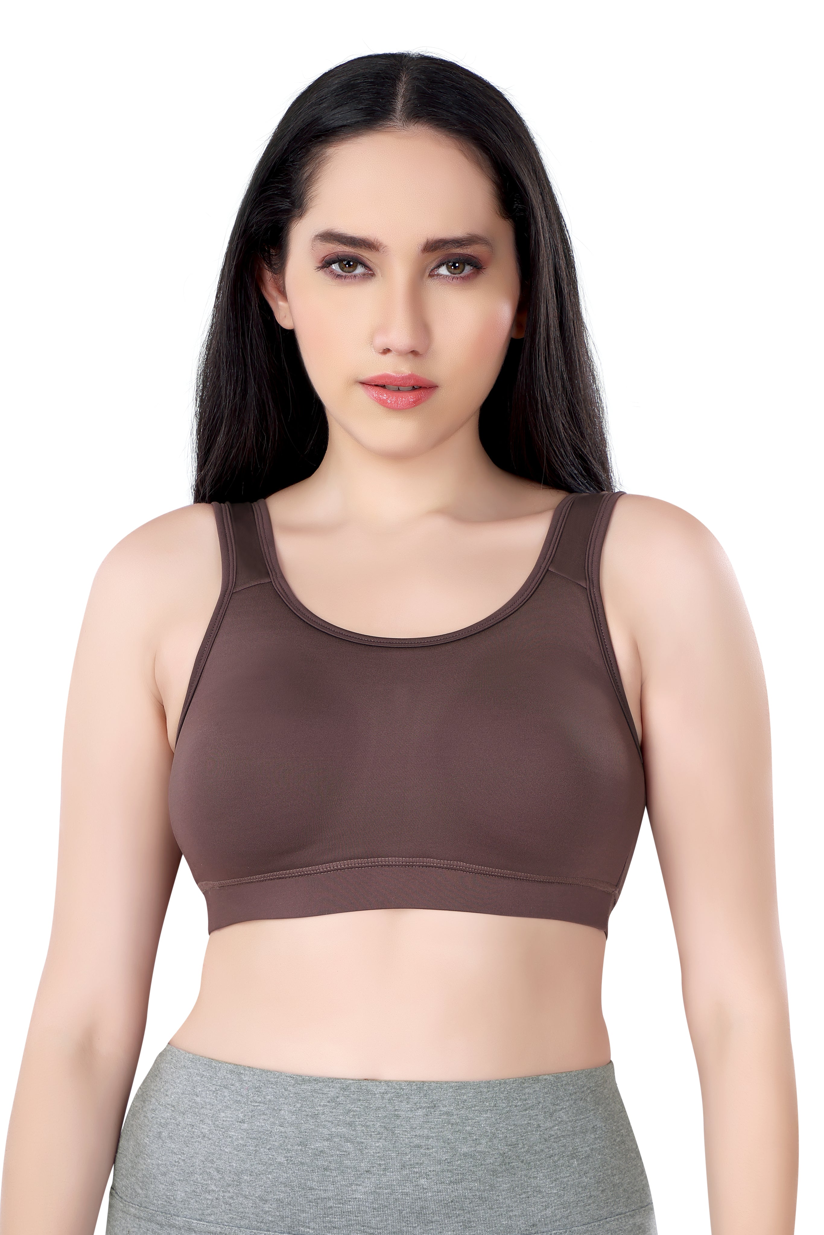 FLEX BRA | B CUP | NON - PADDED | NON - WIRED | DRYFIT LYCRA | SPORTS BRA