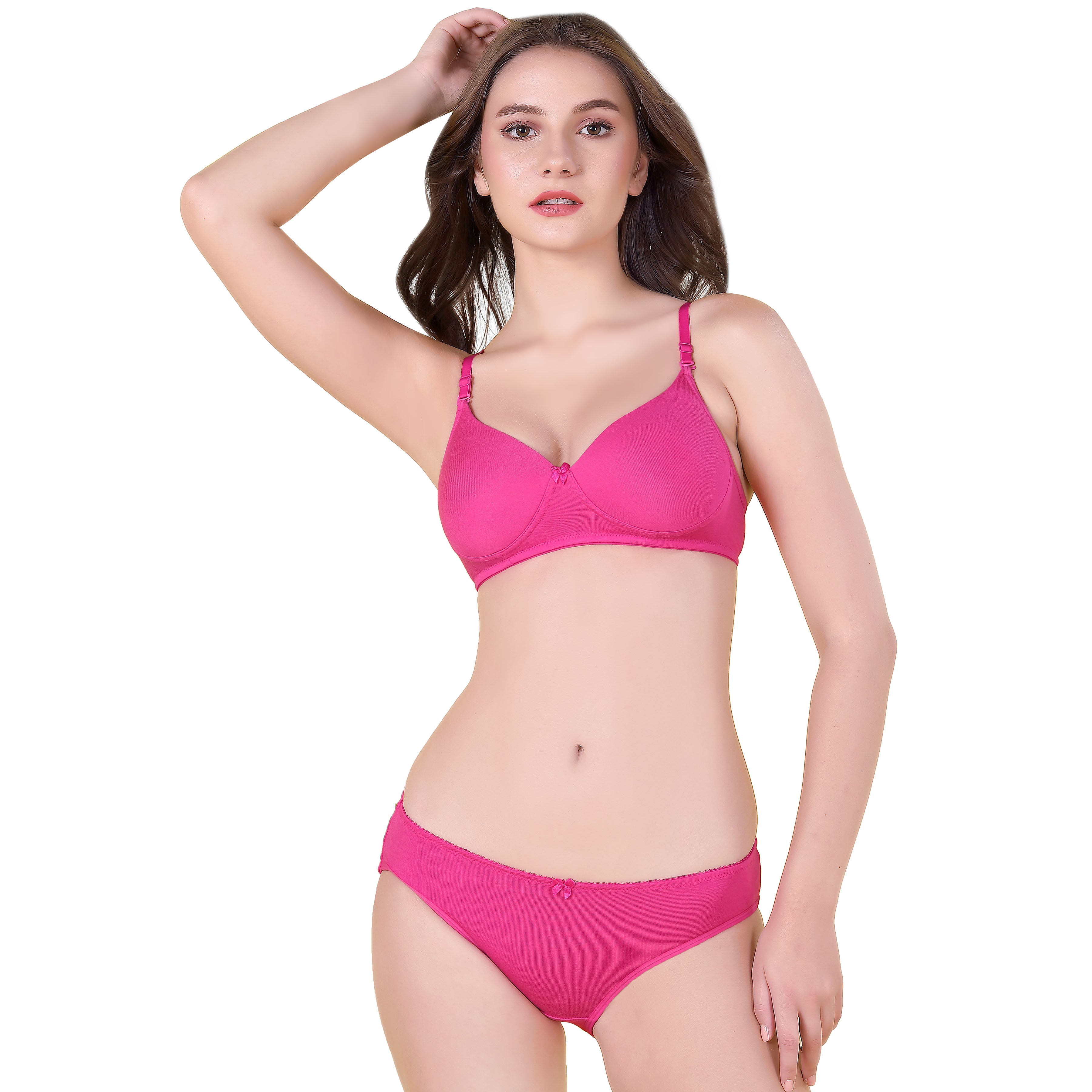 GOOGLE PAD SET | B-CUP | PADDED SET | NON-WIRED | MODAL FABRIC | PLAIN SET