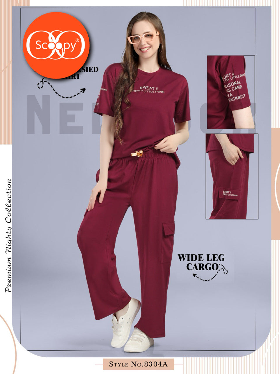 TENCEL CARGO 8304A / PREMIUM COTTON TENCEL / M - 2XL