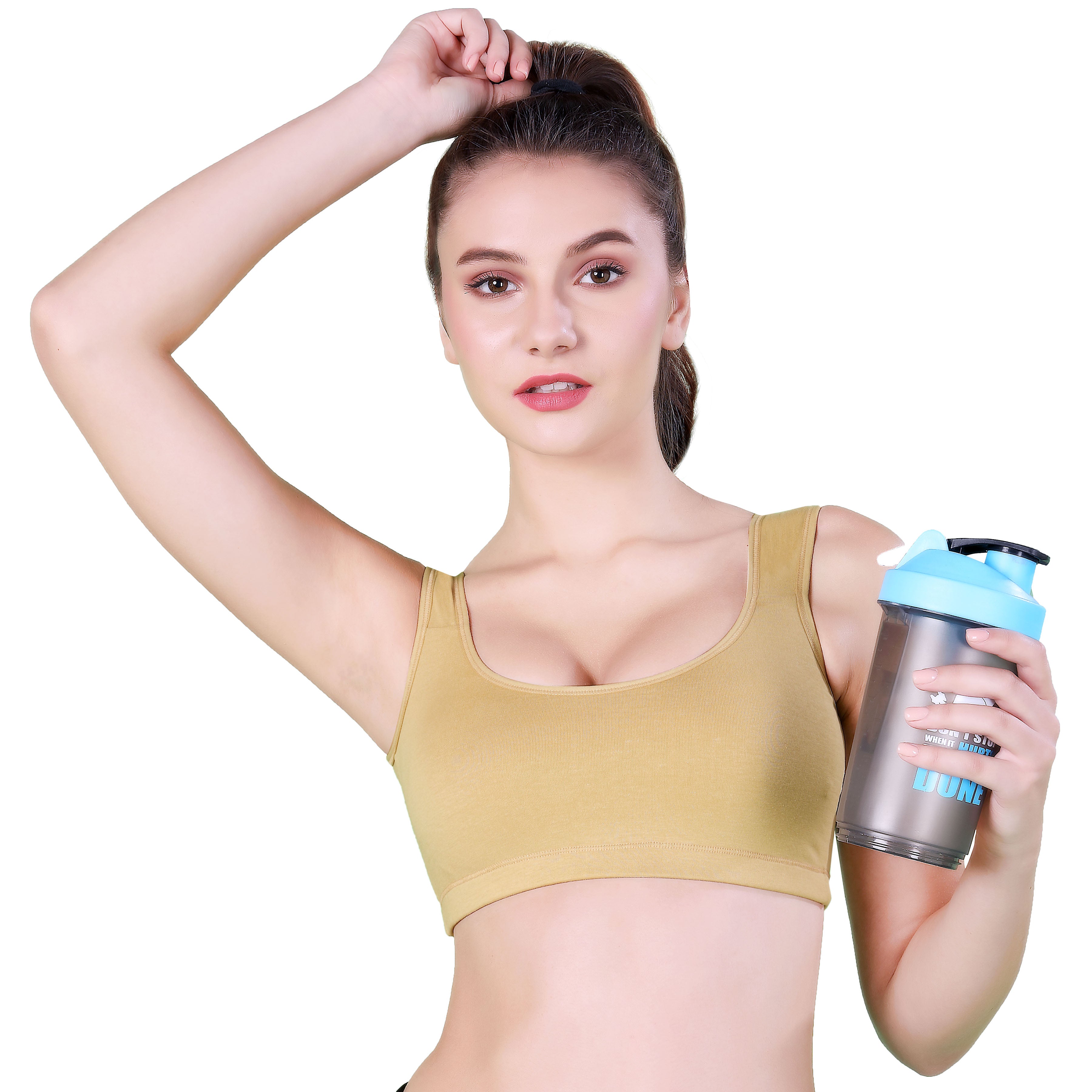SPORTZ BRA | B-CUP | NON-PADDED | NON-WIRED | COTTON HOSIERY | SPORTS WEAR | TEENAGE BRA
