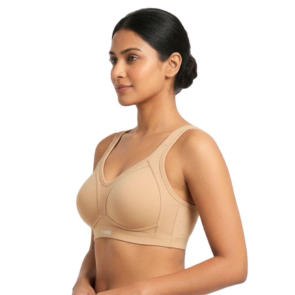 CARDIO BRA | B CUP | PADDED BRA  | NON WIRED | SPORTS BRA | FULL COVERAGE | COTTON HOSIERY LYCRA