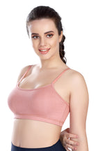 RIBZ BRA / B-CUP / NON-PADDED / NON-WIRED / RIBZ FABRIC / ACTIVE WEAR / TEENAGE BRA