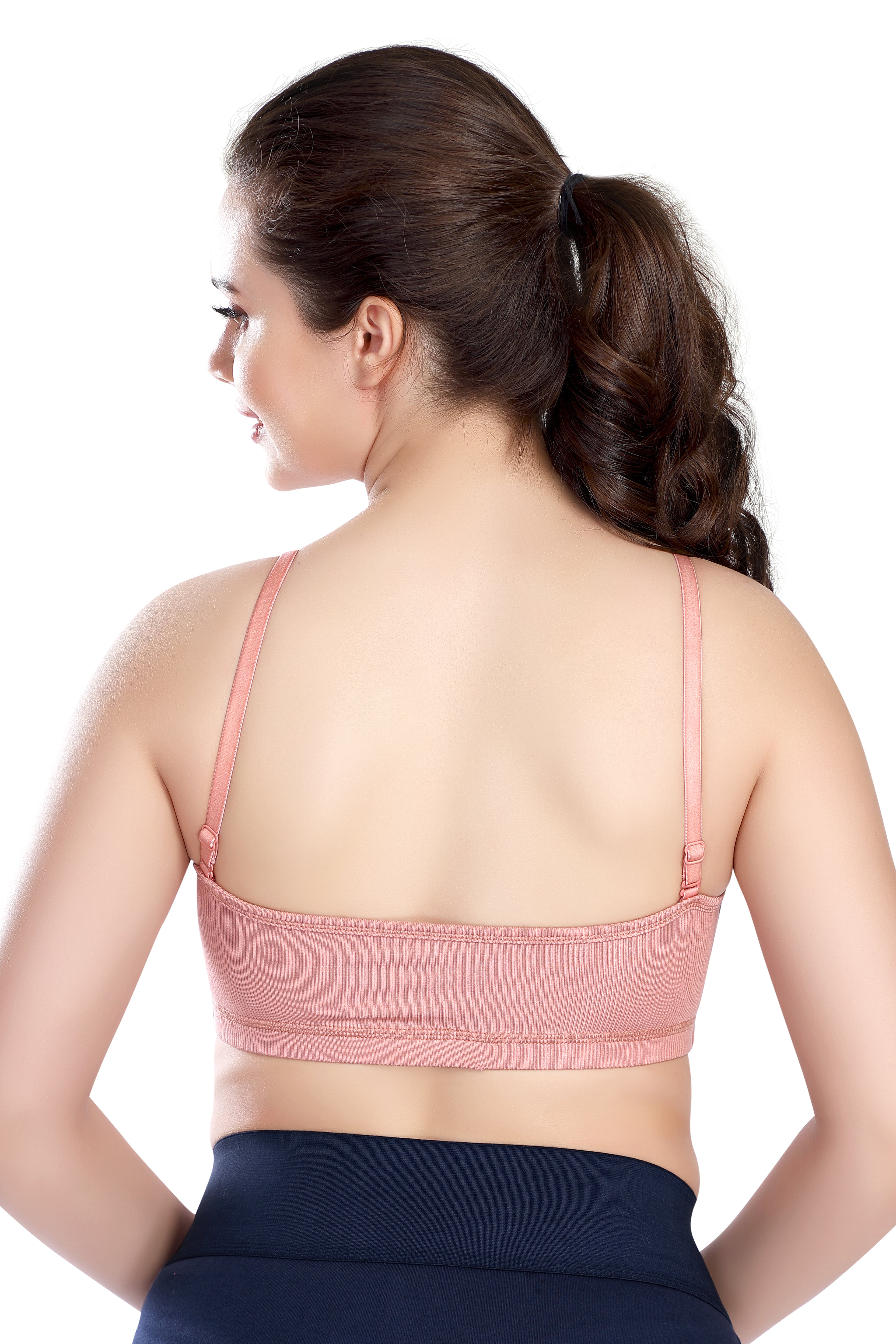 RIBZ BRA / B-CUP / NON-PADDED / NON-WIRED / RIBZ FABRIC / ACTIVE WEAR / TEENAGE BRA