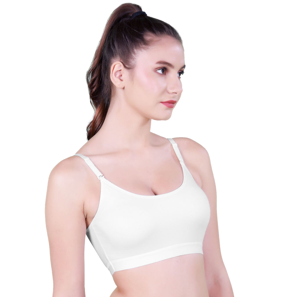 AMAZE BRA | B-CUP | NON-PADDED | NON-WIRED | SPORTS WEAR | TEENAGE BRA | WITH TRANSPARENT BELT