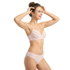 POPCORN PAD SET | B CUP | PADDED BRA SET | NON-WIRED | FULL CUP BRA | POPCORN FABRIC