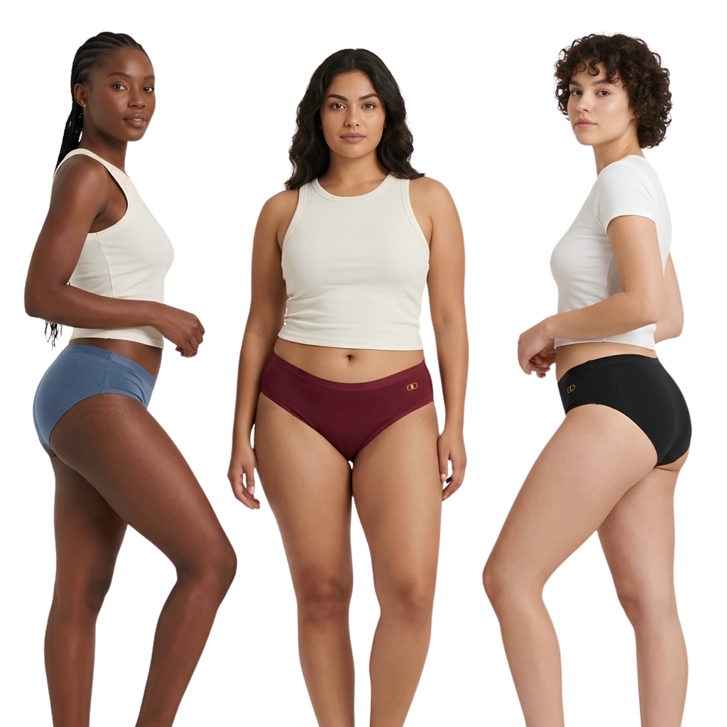 (PACK OF 3) CLOUD MODAL SEAMLESS PANTY | COTTON MODAL FABRIC | LOW WAIST | NO STITCH | SOFT FEEL