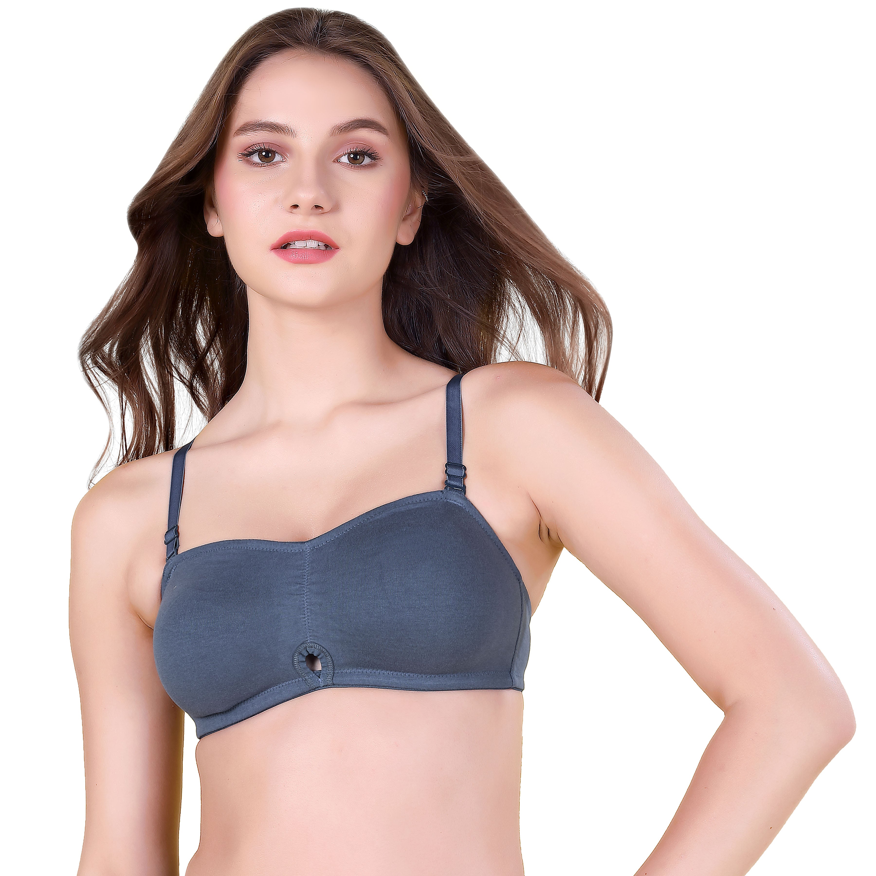 HONEY BRA | C - CUP | NON-PADDED | STRAPLESS BRA | NON-WIRED | DEMI CUP BRA