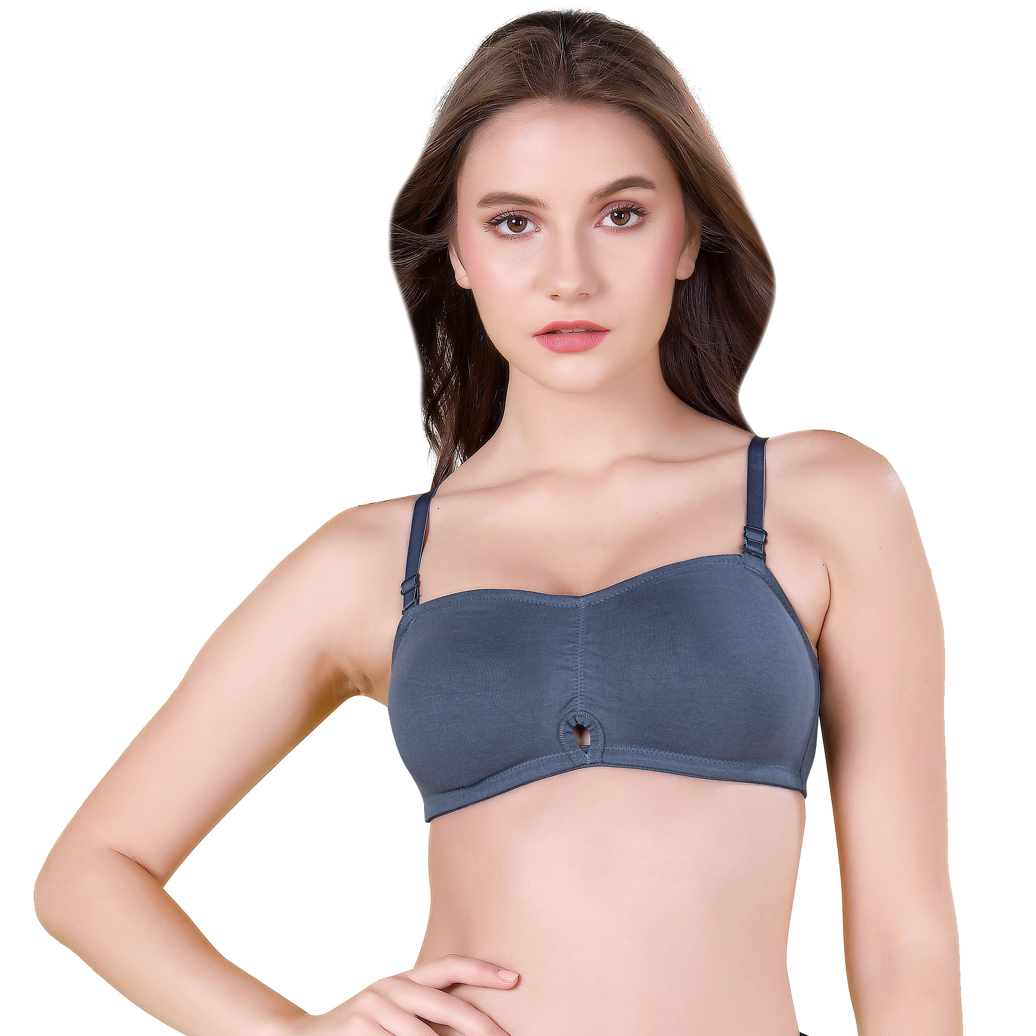 HONEY BRA | C - CUP | NON-PADDED | STRAPLESS BRA | NON-WIRED | DEMI CUP BRA