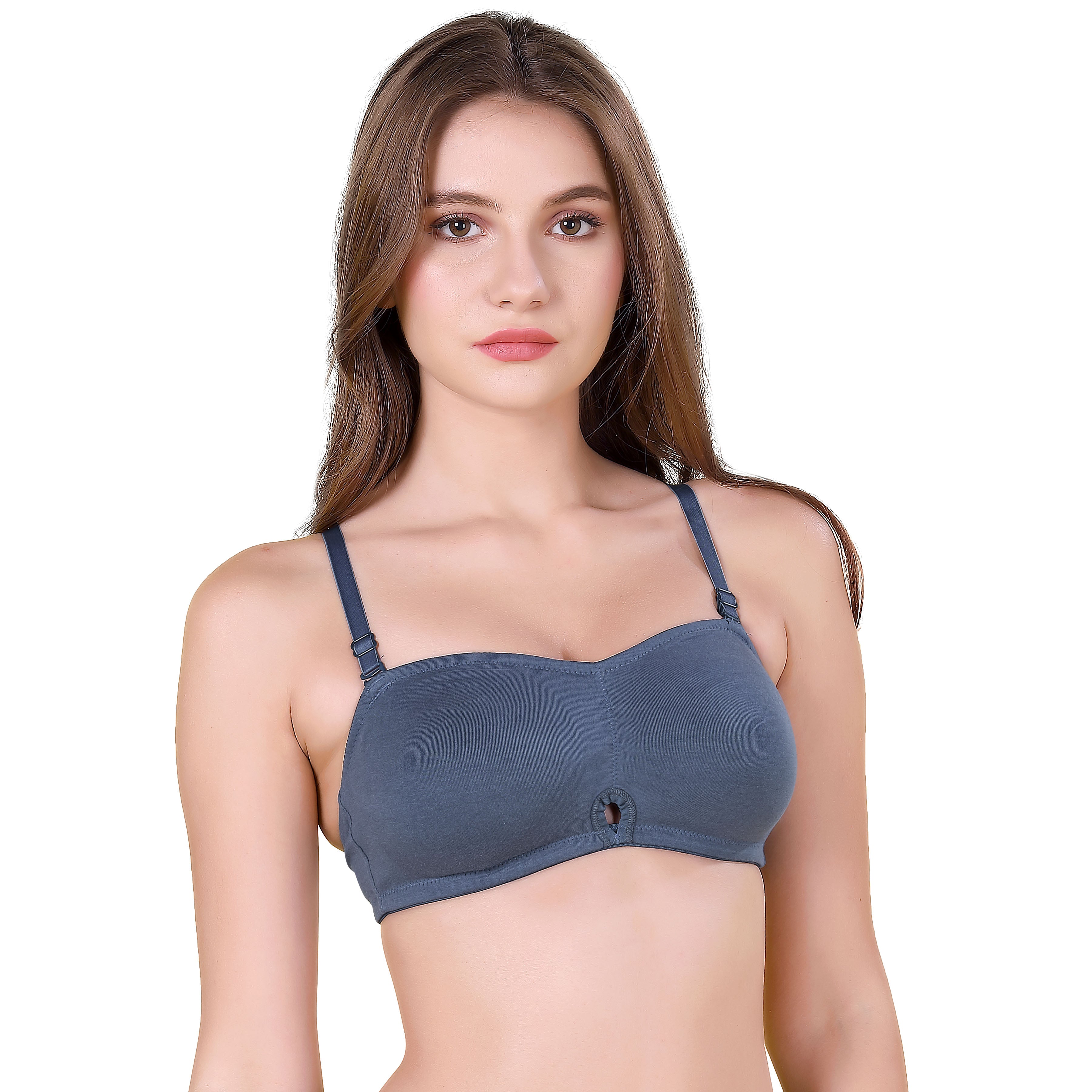 HONEY BRA | C - CUP | NON-PADDED | STRAPLESS BRA | NON-WIRED | DEMI CUP BRA