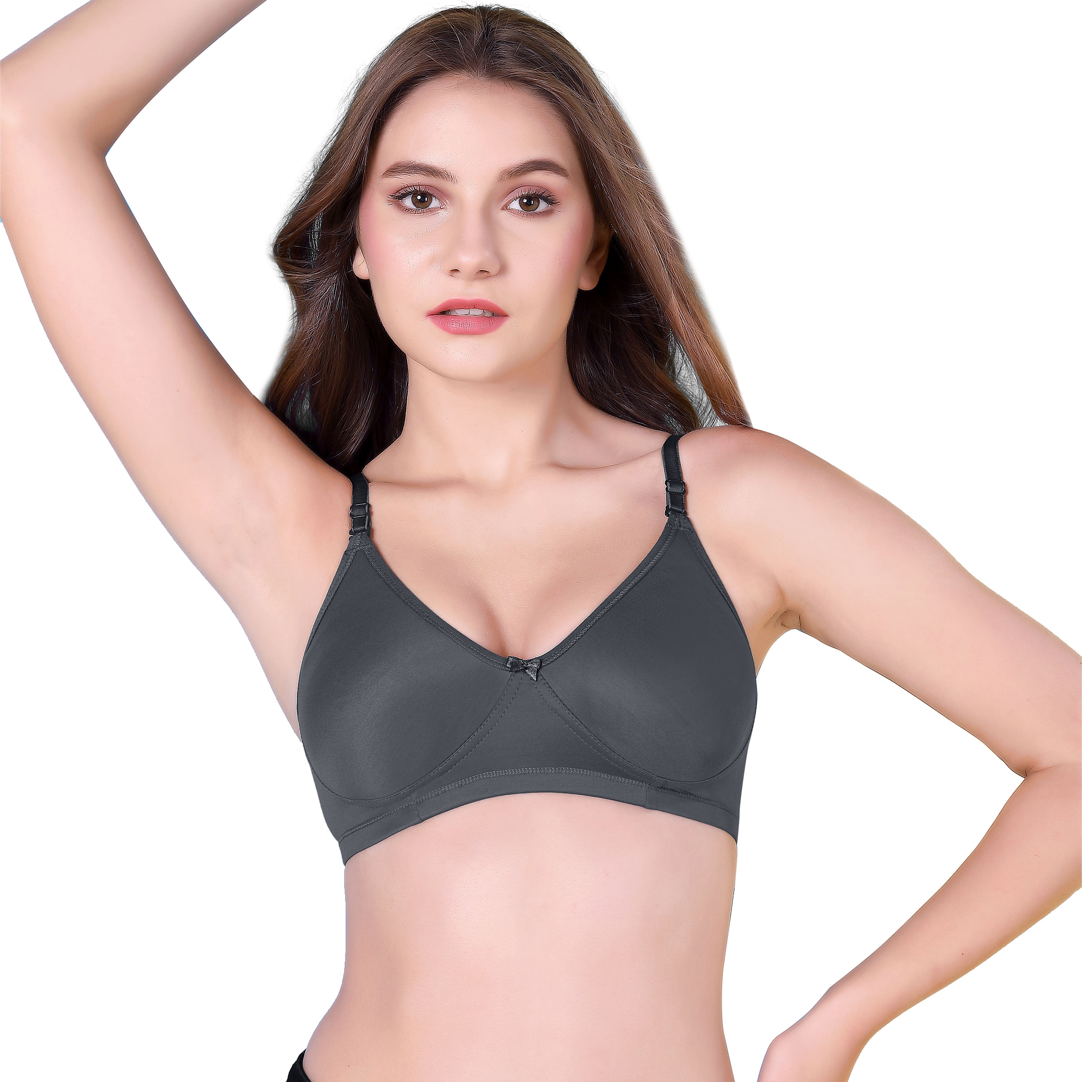 KIA BRA / B-CUP / NON-PADDED / NON-WIRED / FULL CUP BRA / EXTREMELY SOFT FABRIC
