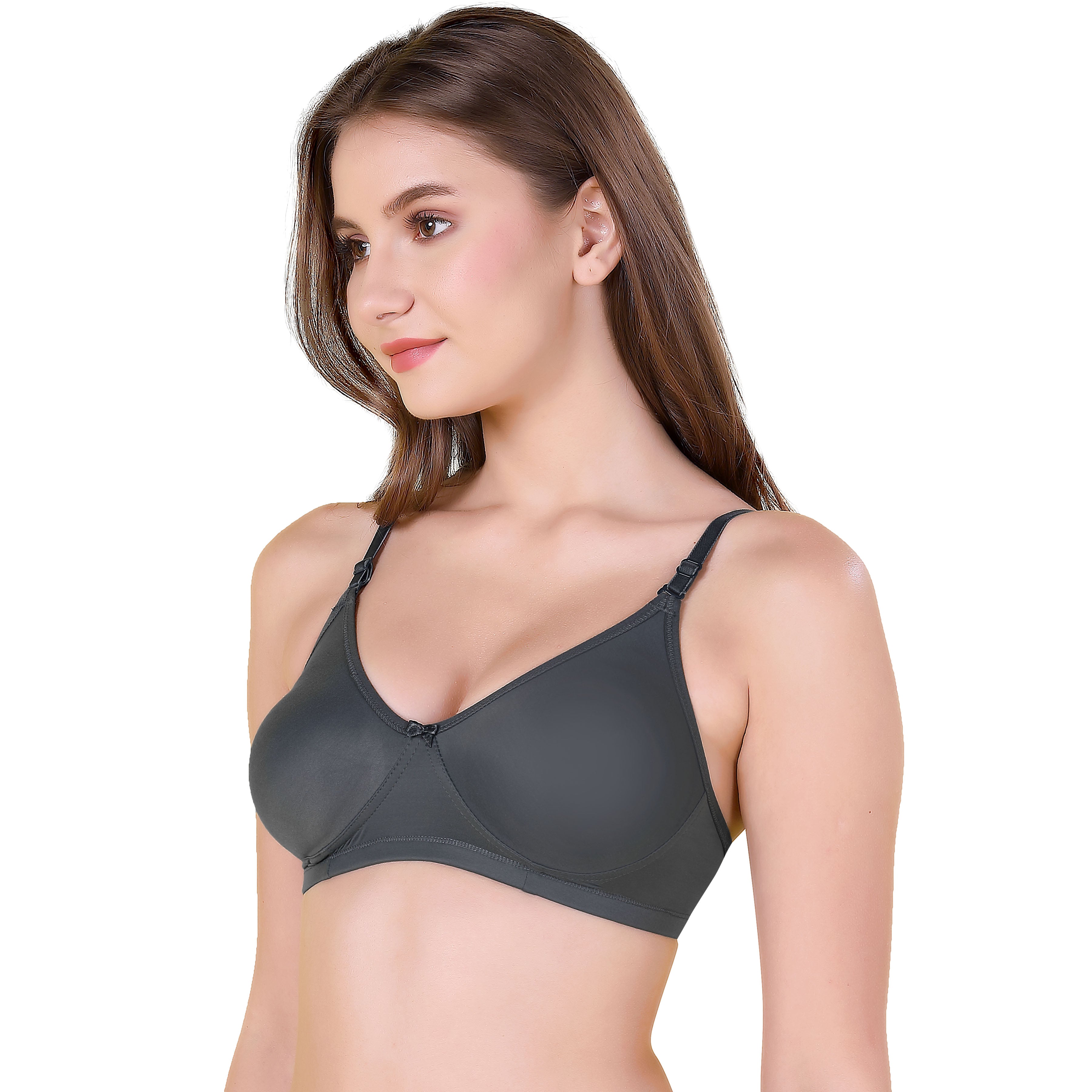 KIA BRA / B-CUP / NON-PADDED / NON-WIRED / FULL CUP BRA / EXTREMELY SOFT FABRIC