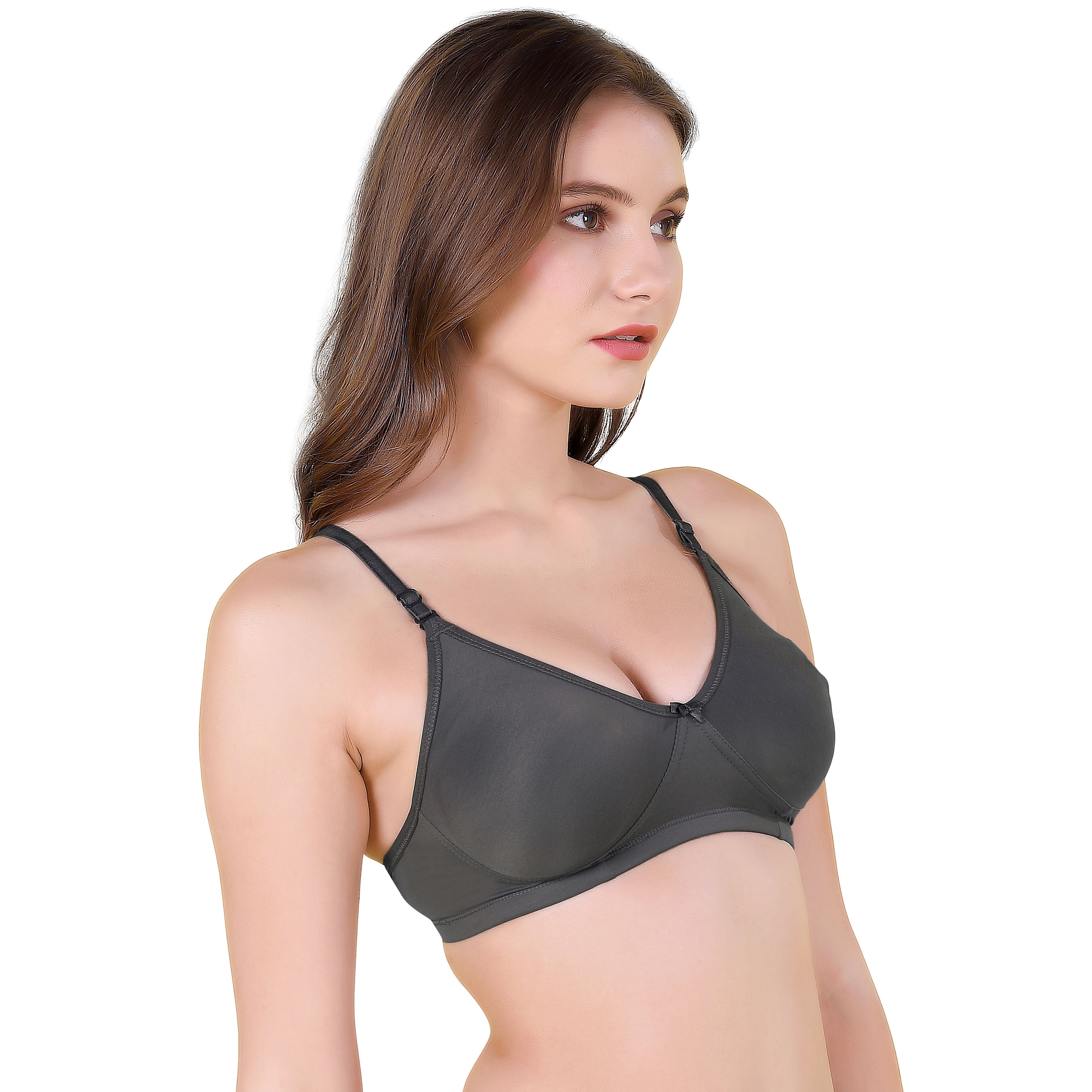 KIA BRA / B-CUP / NON-PADDED / NON-WIRED / FULL CUP BRA / EXTREMELY SOFT FABRIC