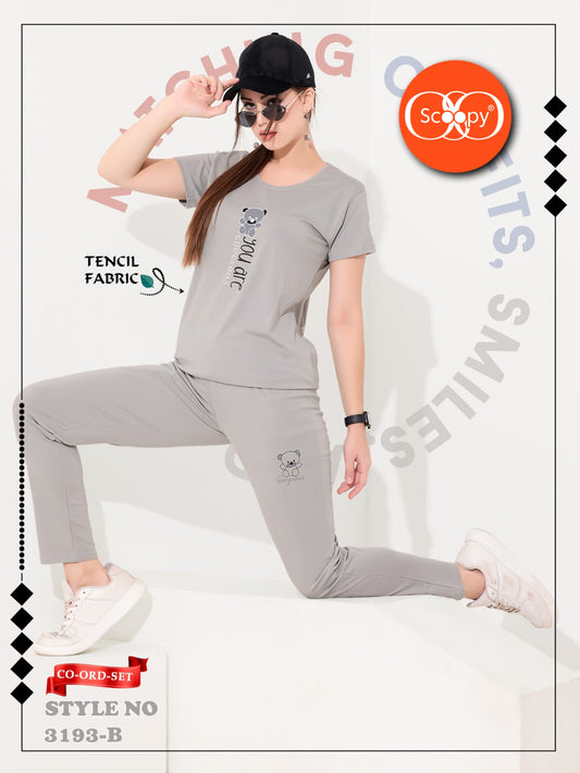 TENCEL T-SHIRT PYJAMA / PREMIUM COTTON TENCEL / M - XL