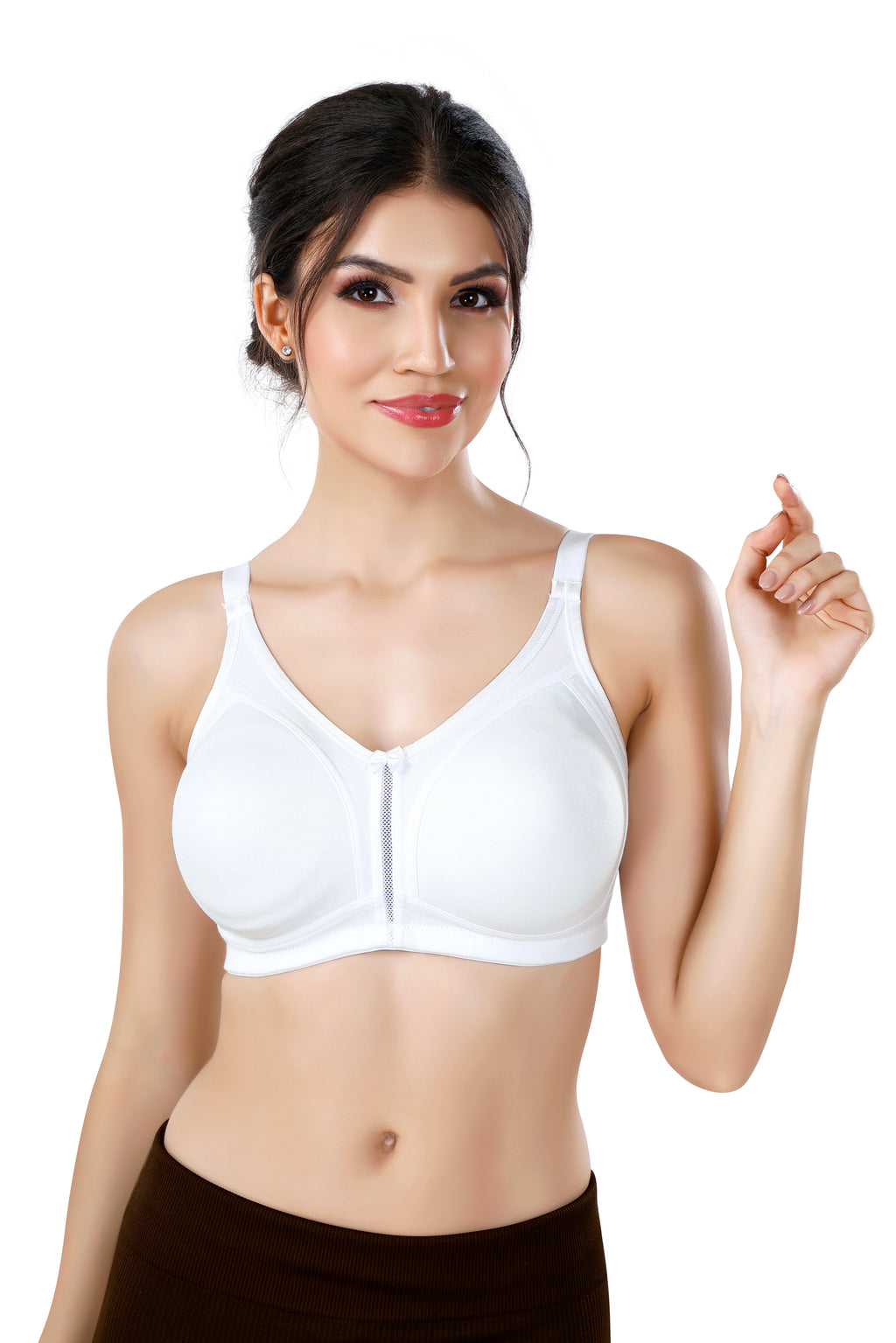 MOSCOW BRA | (D) CUP | SEMI PADDED | NON WIRED | FULL COVERAGE FOR HEAVY BUST | COTTON HOSIERY FABRIC