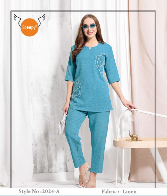 LINEN CO-ORD SET 2024 | SOFT LINEN | M - 2XL