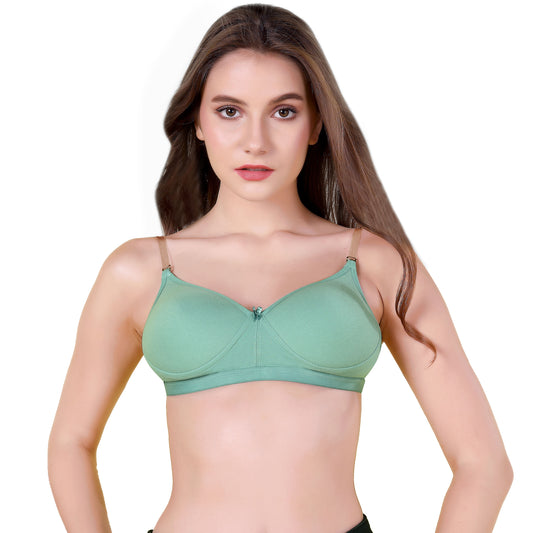 MIRROR PAD /  B-CUP / PADDED BRA / NON-WIRED / BACKLESS PADDED BRA / FULL CUP BRA