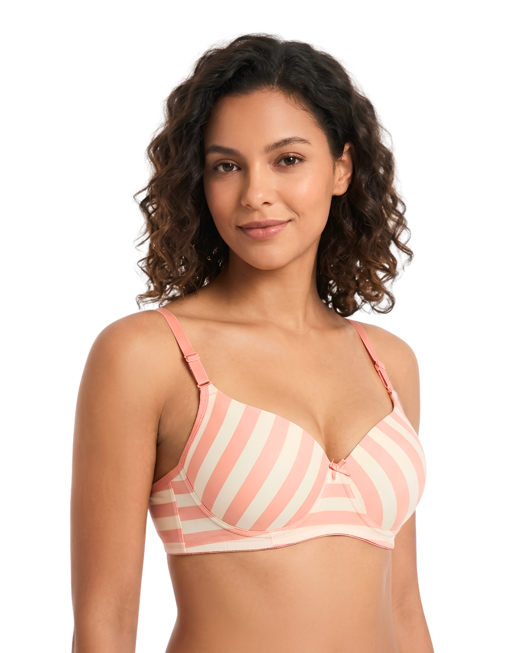 POPCORN PAD | B-CUP | PADDED BRA | NON-WIRED | FULL CUP BRA | POPCORN FABRIC | INTERCHANGABLE BELT | SOFT PADDED BRA