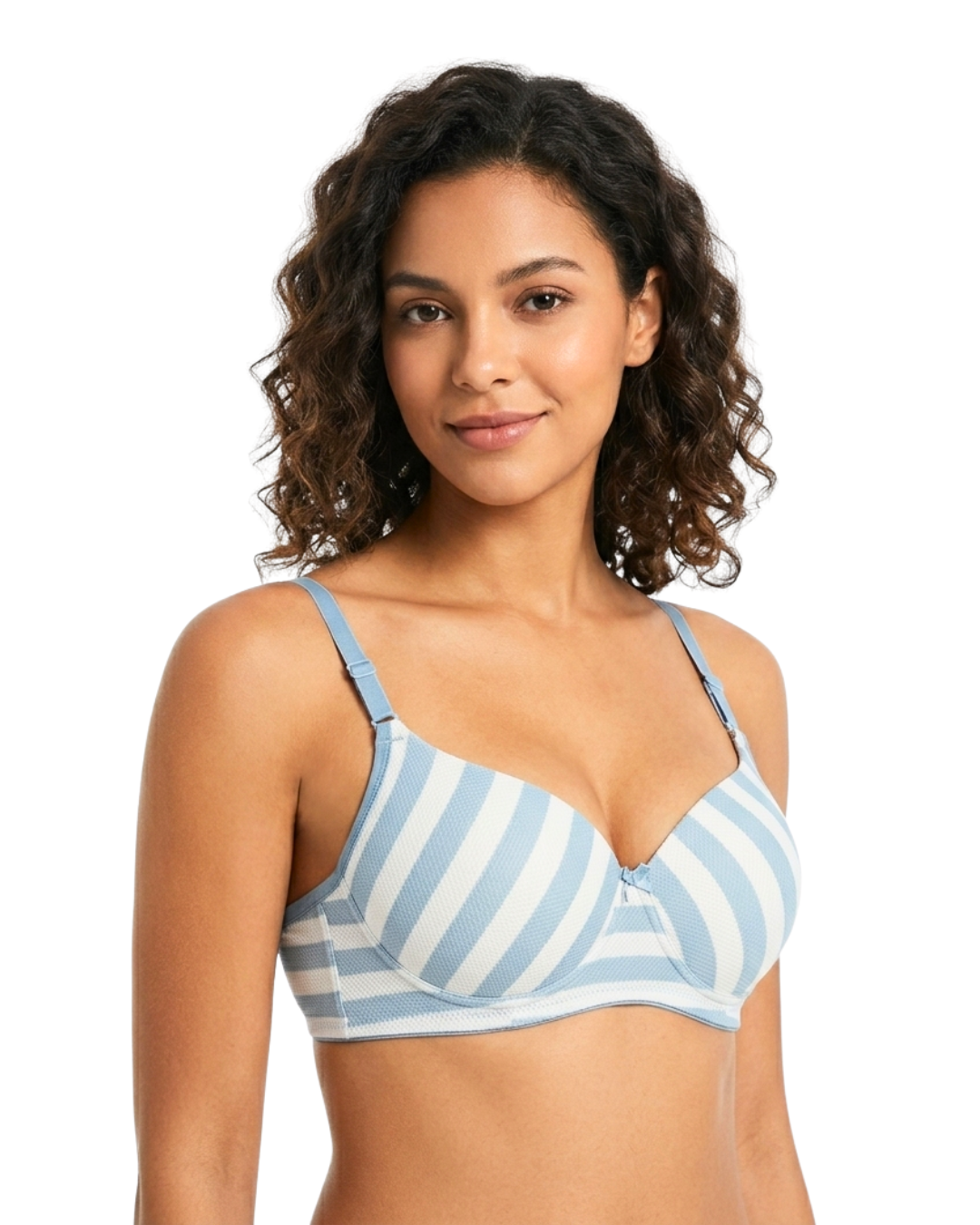 POPCORN PAD | B-CUP | PADDED BRA | NON-WIRED | FULL CUP BRA | POPCORN FABRIC | INTERCHANGABLE BELT | SOFT PADDED BRA