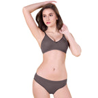 PEPPER SET / B-CUP / NON-PADDED SET / NON-WIRED / PLAIN SET / FULL CUP BRA SET