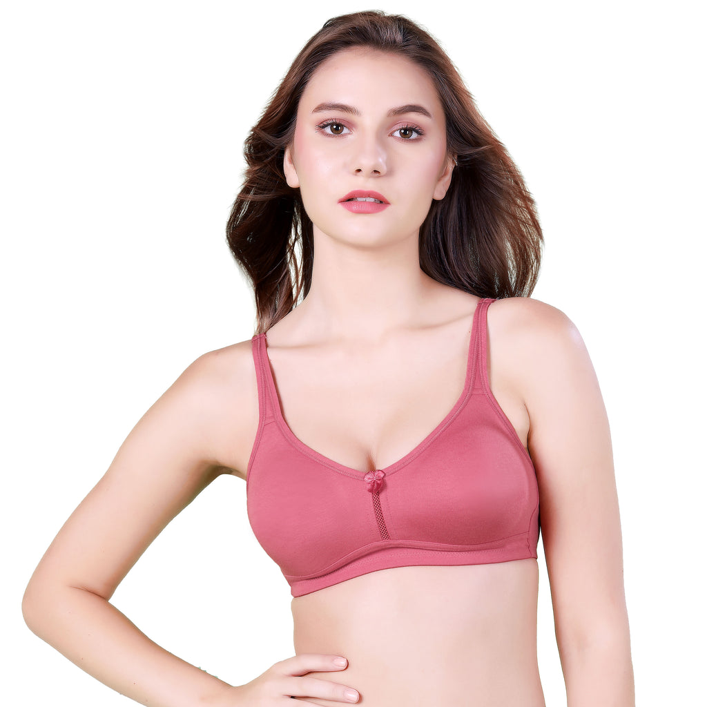 ROME BRA | C-CUP | NON-PADDED | NON-WIRED | COTTON HOSIERY | FULL CUP BRA | DAILY WEAR