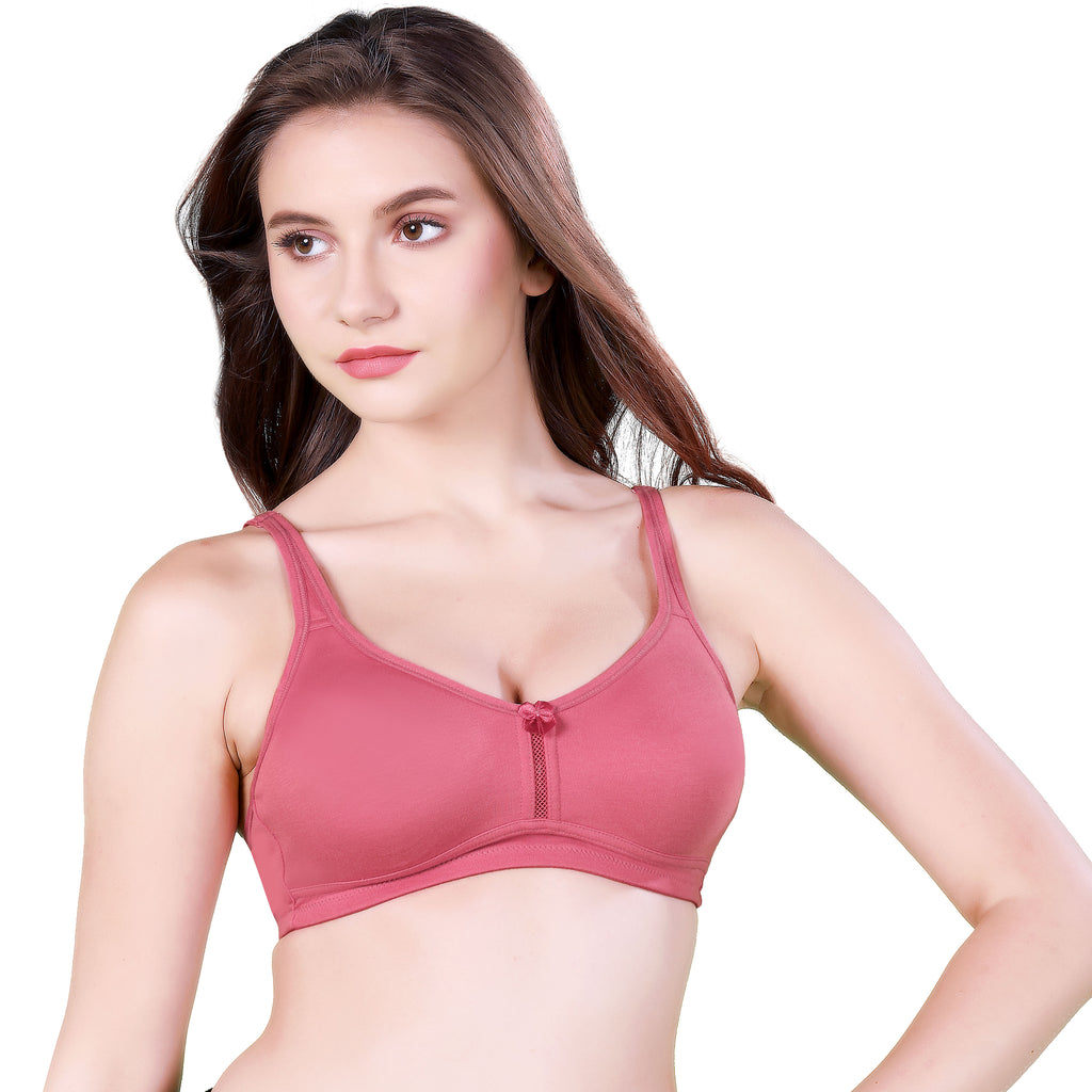 ROME BRA | C-CUP | NON-PADDED | NON-WIRED | COTTON HOSIERY | FULL CUP BRA | DAILY WEAR