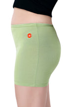 SCOOPY COTTON SHORTY | SOLID WOMEN CYCLING SHORTS | COTTON HOSIERY