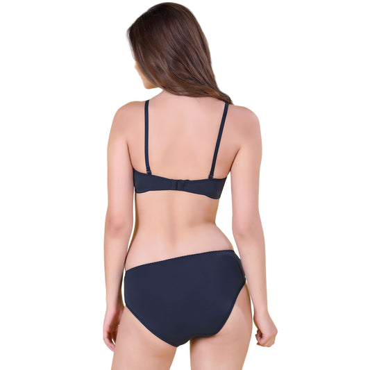 SUGAR PAD SET | B-CUP | PADDED SET | NON-WIRED | PLAIN SET | FULL CUP BRA SET