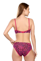 WAVE PRINTED PAD SET / PADDED SET / POLYAMIDE / B-CUP / PRINTED PAD SET / BUY 2 GET 1 FREE