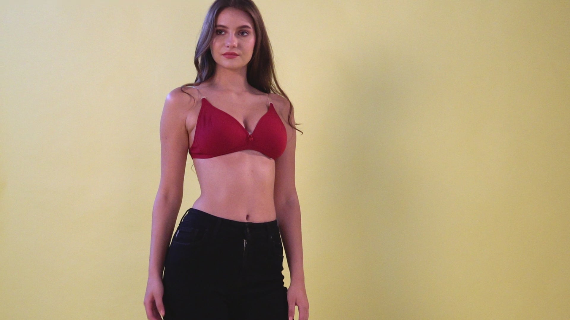 BACKOPEN BRA / B-CUP / BACKLESS BRA / NON-PADDED / NON-WIRED / FULL CUP BRA